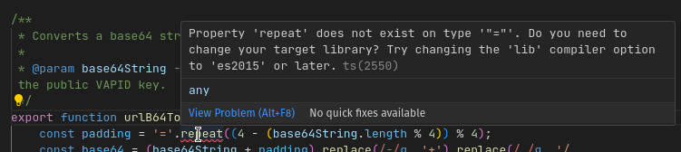 Missing repeat function